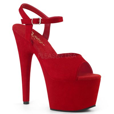 7 inches Heel 2 3 4 inches PF Ankle Strap Sandal w Wrapped PF Bottom