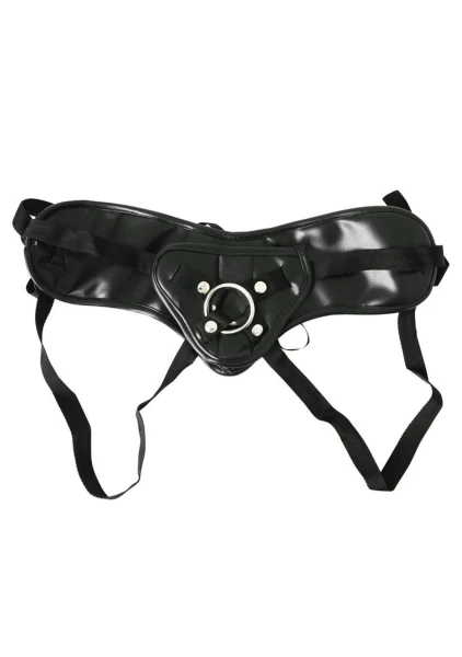 Pleather Corsette Strap On - Plus Size