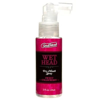 GoodHead Wet Head Dry Mouth Spray Sweet Strawberry 2oz