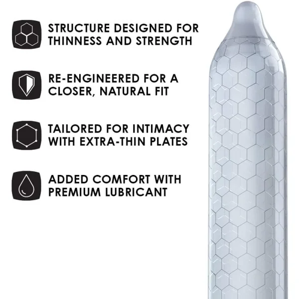 Lelo Hex Original Ultra Thin Condoms | 12-Pack