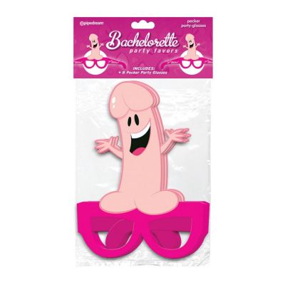 Pipedream Bachelorette Party Favors Party Pecker Glasses 8pk