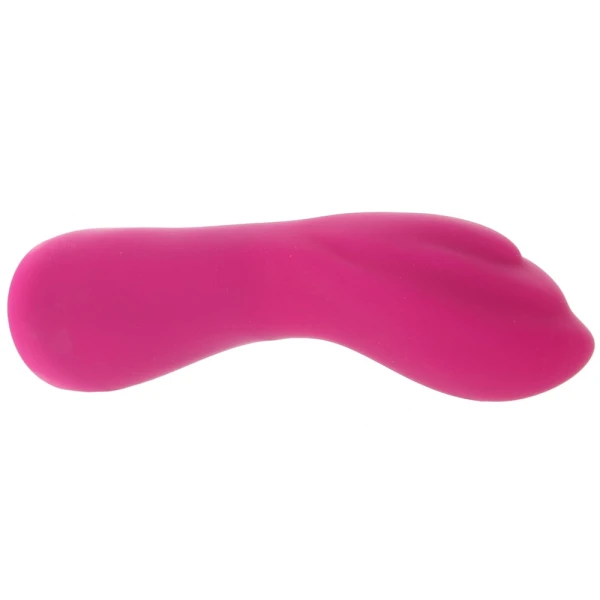 Gem Vibe Collection 7" Curve Rechargeable Waterproof Silicone G-Spot Vibrator By CalExotics - Pink