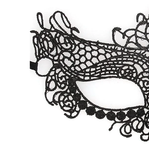 Ouch Queen Black Lace Mask