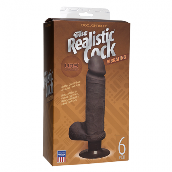 The Realistic 6 Inch Vibrating Cock