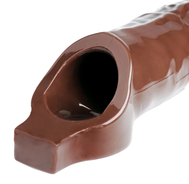 Really Ample Penis Enhancer Sheath- - Brown