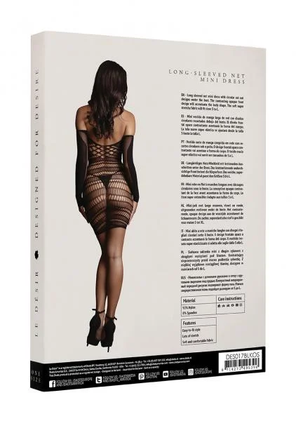 Long Sleeved Mini Dress — image 4 of 16