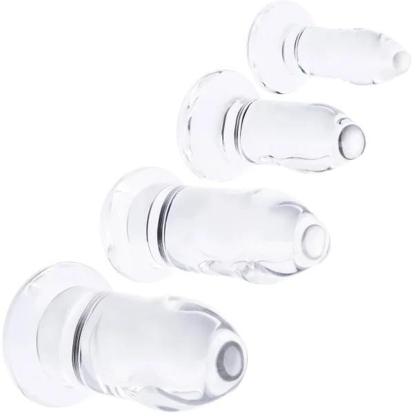B-Vibe Glass Anal Dilators 4 Piece Set