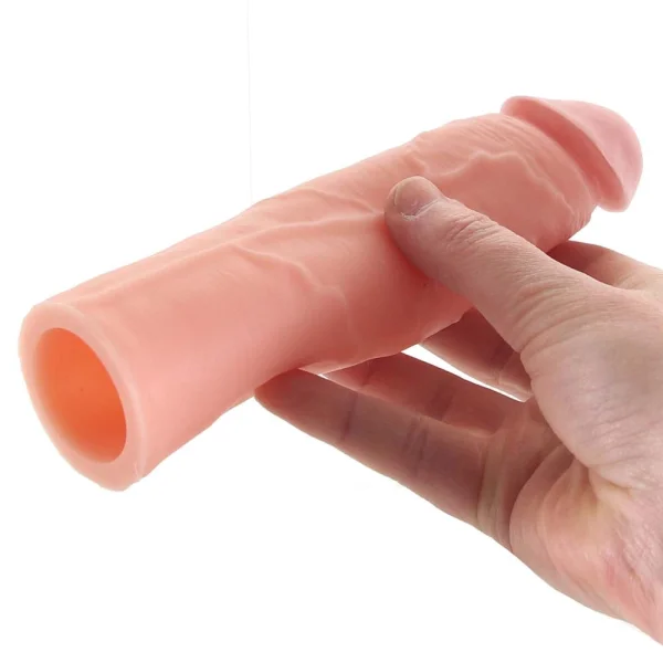 Fantasy X-tensions Elite Silicone 7" Penis Extension With 1" Removable Extender  - Vanilla