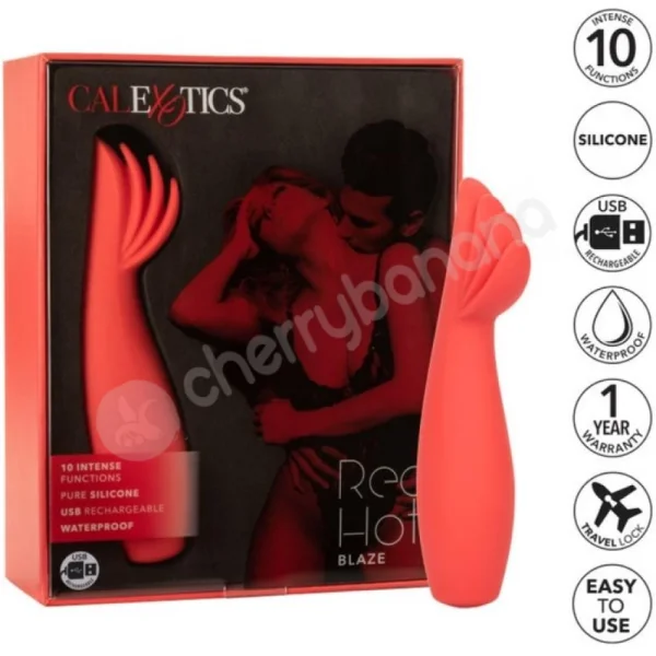 Red Hot Blaze Triple Flickering Teasers Vibrator