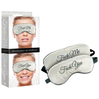 Fuck Me Fuck You Reversible Blindfold