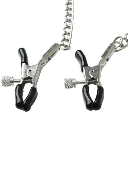 Sex & Mischief Chained Nipple Clamps by Sportsheets