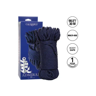 California Exotic Admiral Navy Synthetic Bondage Rope 30m 98 5