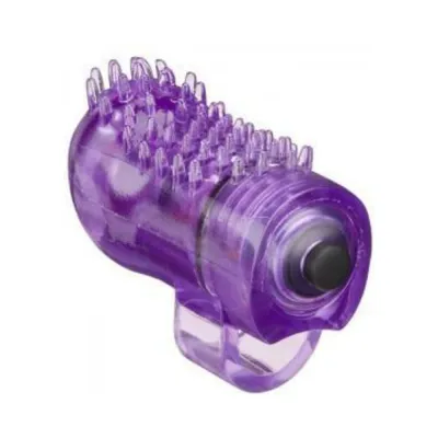 Clitoral Stimulation Cloud 9 Finger Vibe with Stimulating Tips