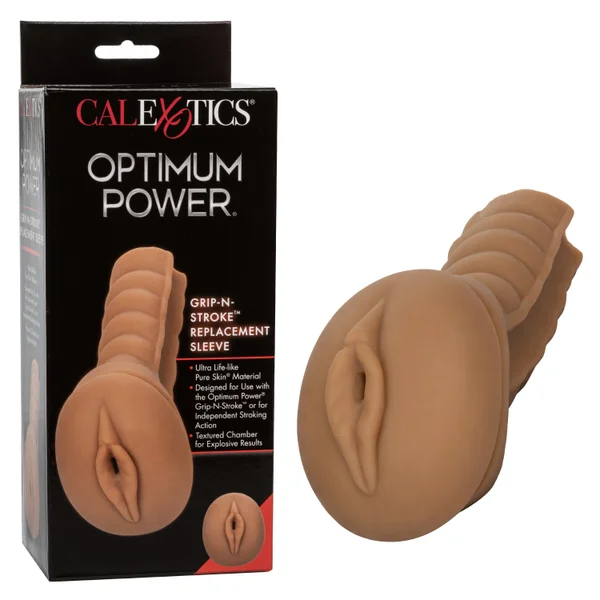 Optimum Power Grip-N-Stroke Replacement Sleeve -  Brown — image 20 of 25