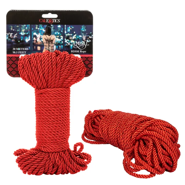 Scandal BDSM Rope 98.5ft- 30m - Red — image 17 of 22
