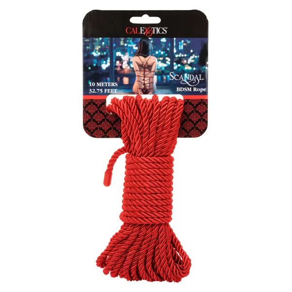 Scandal BDSM Rope 32.75ft- 10m - Red — image 12 of 16