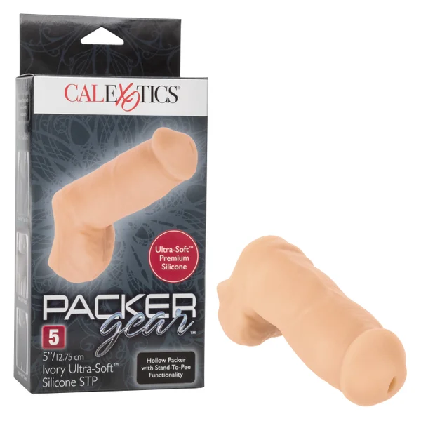 Packer Gear 5"-12.75 Cm Ultra-Soft Silicone Stp - Ivory — image 11 of 16