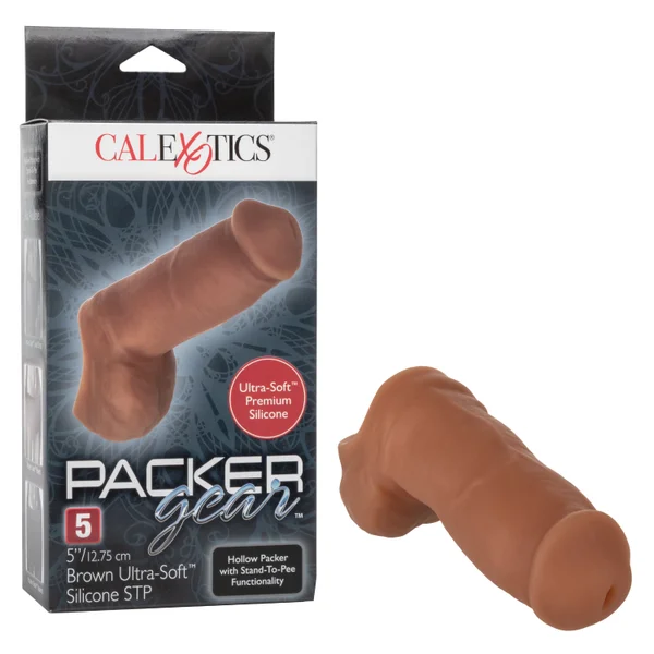 Packer Gear 5"-12.75 Cm Ultra-Soft Silicone Stp - Brown — image 10 of 15