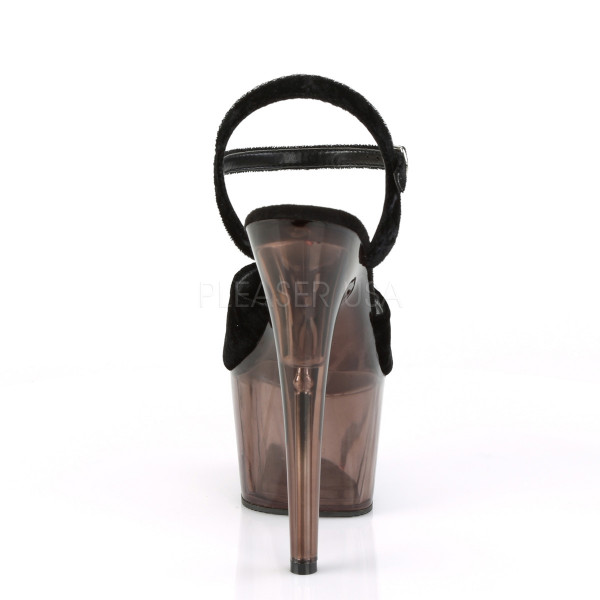 7 inches Heel, 2 3/4 inches Tinted Platform Ankle Strap Sandal — image 8 of 25