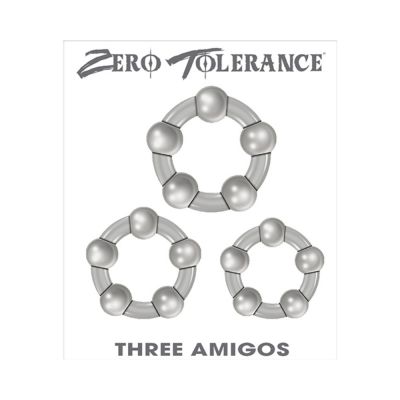 Zt Three Amigos Cock Ring Set Of 3