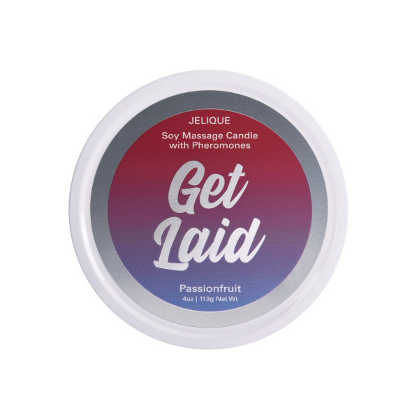 Jelique Massage Candle - 4 oz Get Laid Passion Fruit