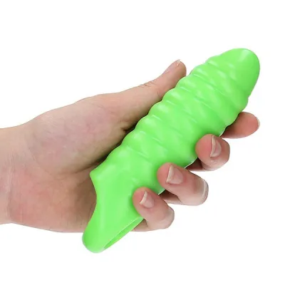 Ouch Glow In the Dark Swirl Thick Stretchy Penis Sleeve