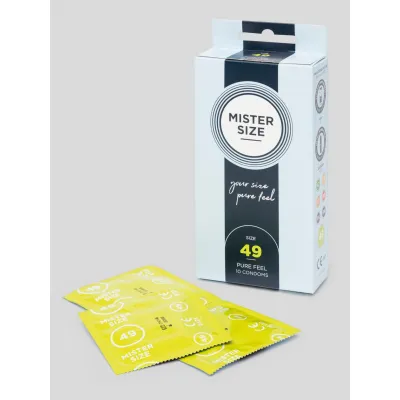 Mister Size Extra Thin 49mm Condoms 10 Pack