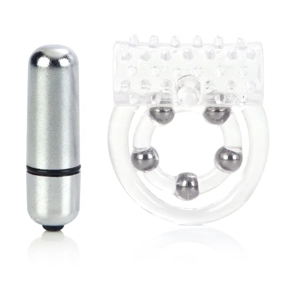 Maximus Enhancement Ring 5 Stroker Beads - Clear