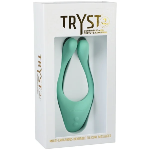 Doc Johnson Tryst V2 Bendable Multi Erogenous Zone Massager with Remote