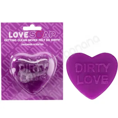 S Line Lavender Scented Heart Soap Dirty Love