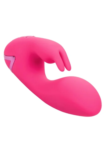 California Dreaming So. Cal Sunshine Rabbit Style Silicone Rechargeable Vibrator by CalExotics