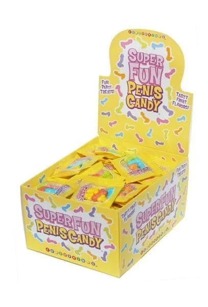 Super Fun Penis Candy - 100 Piece p.o.p Display - 3g Bags — image 4 of 4
