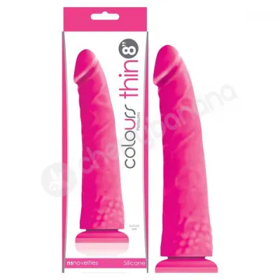 Colours Pleasures Pink 8 Thin Dildo