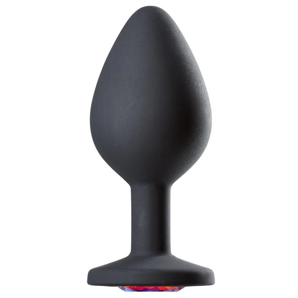 Cloud 9 Novelties Gems Jeweled Silicone Anal Plug  - Medium — image 5 of 6