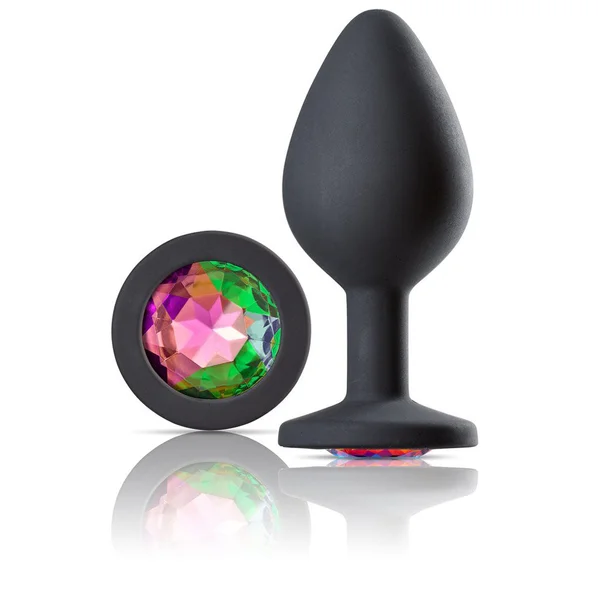 Cloud 9 Novelties Gems Jeweled Silicone Anal Plug  - Medium — image 6 of 6
