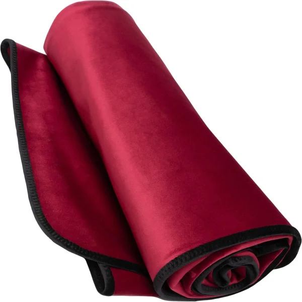 Liberator Fascinator Throw Moisture-Proof Sensual Blanket - Velvish Merlot 72" x 54"