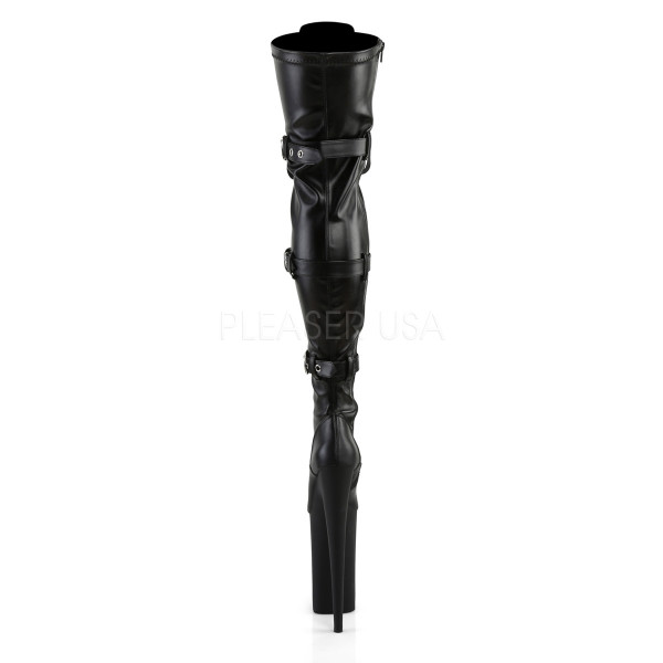10 inches Heel, 6 1/4 inches PF Lace-Up Front Thigh High Boot, Side Zip — image 4 of 4