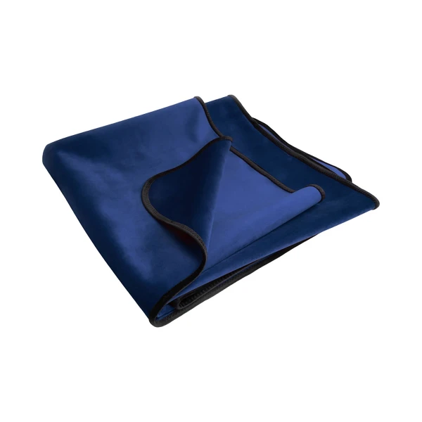 Fascinator Mini Throw Moisture-Proof Sensual Blanket - Microvelvet Plum 36" x 26"