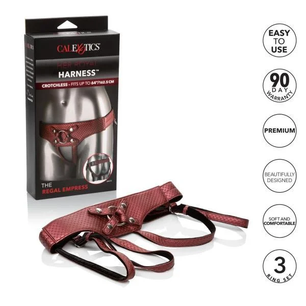 Her Royal Harness The Regal Empress Red — image 13 of 14