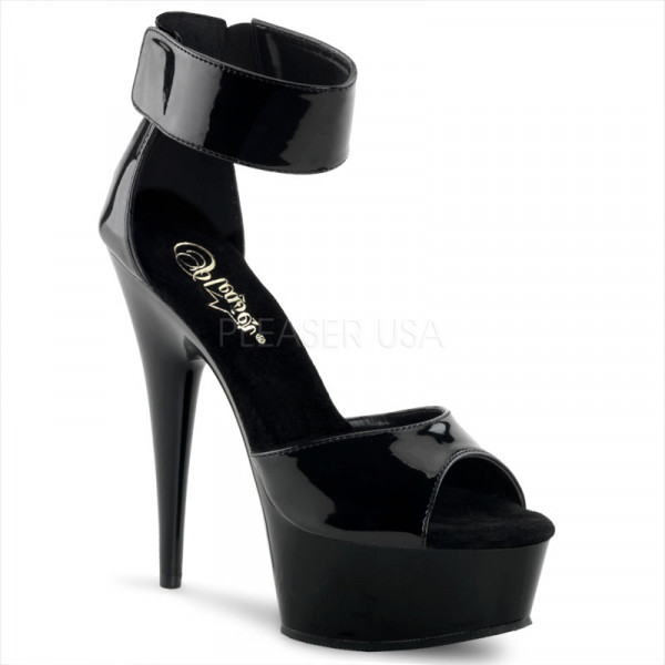DELIGHT-670-3 - 6" Heel, 1 3/4" PF Close Back Sandal