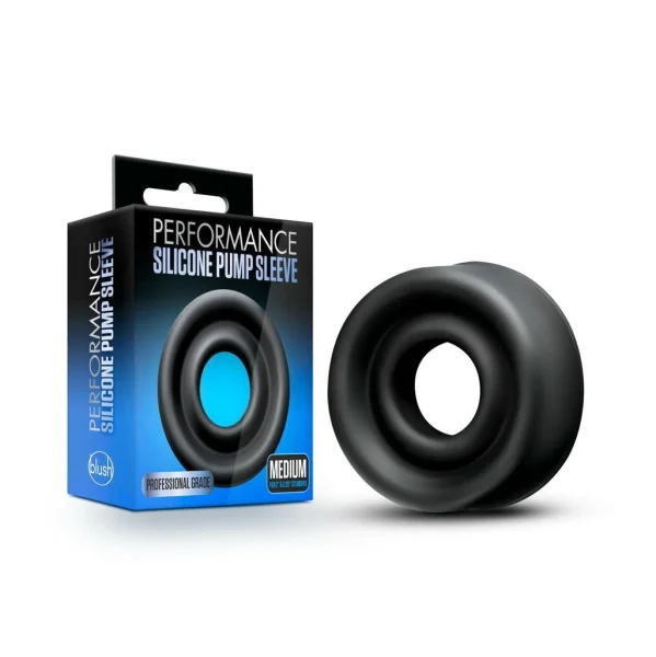 Blush Performance Black Silicone Medium Pump Sleeve — image 5 of 5