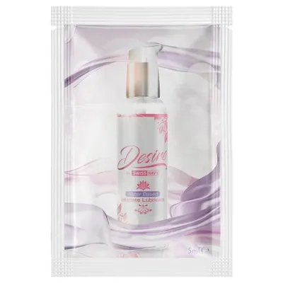 Swiss Navy Desire Waterbased Lubricant Sampler 5ml 5ml