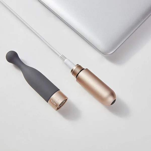 Love Not War Meile Sustainable Made Bullet Vibrator  - Grey