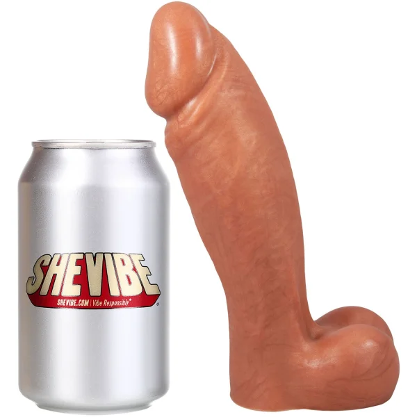 The Fascinos 8.25" Silicone Realistic Dildo By Uberrime - Caramel