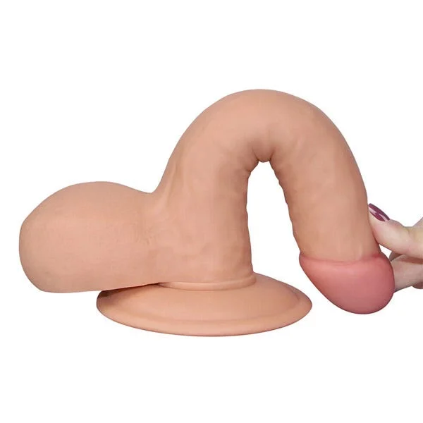 Lovetoy The Ultra Soft Dude 7.5 Inch Slim Dildo