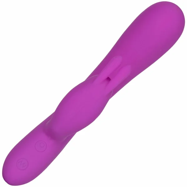 Embrace Massaging G-Rabbit Rechargeable Silicone Vibrator by CalExotics - Purple