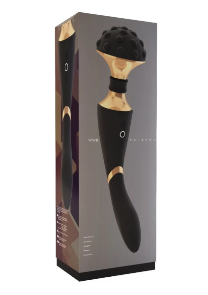 Shiatsu Vibrating Wand - Black