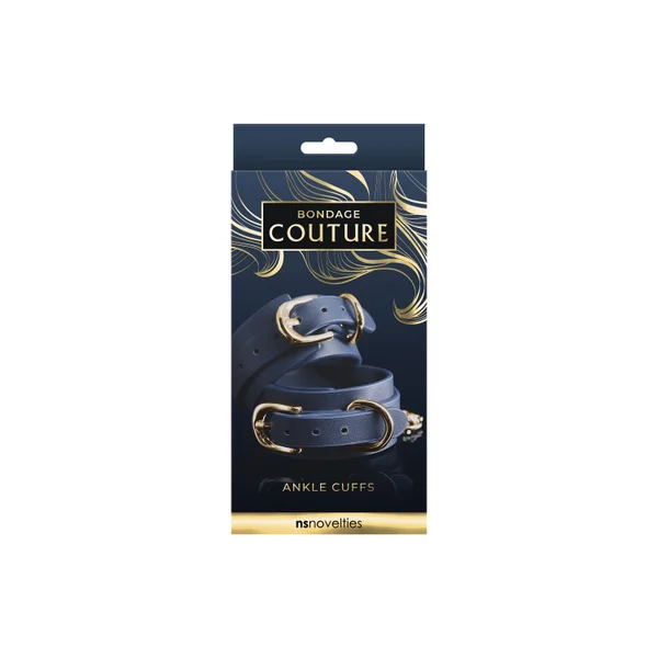 Bondage Couture - Ankle Cuffs - Blue — image 6 of 6