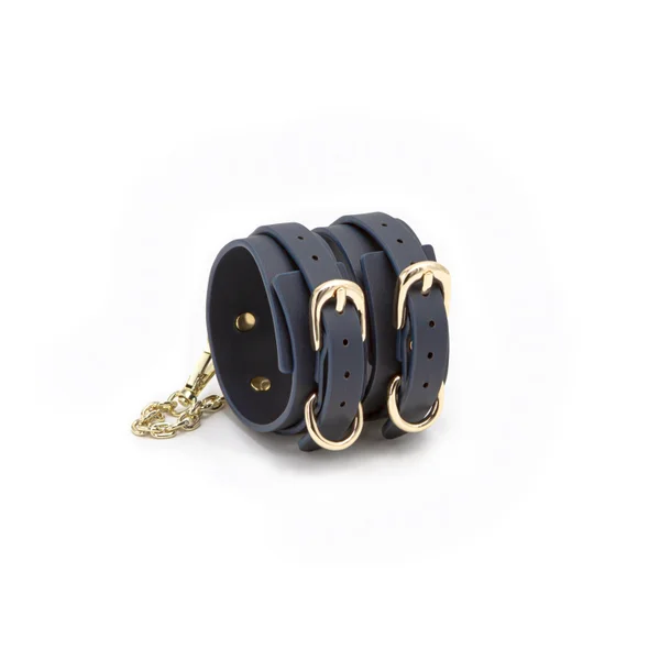 Bondage Couture - Ankle Cuffs - Blue — image 5 of 6