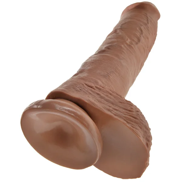 King Cock  10" Cock With Balls - Tan — image 10 of 10